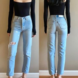 ‼️ MOVING SALE ‼️ High Rise Straight Jeans by Levi’s RE/DONE